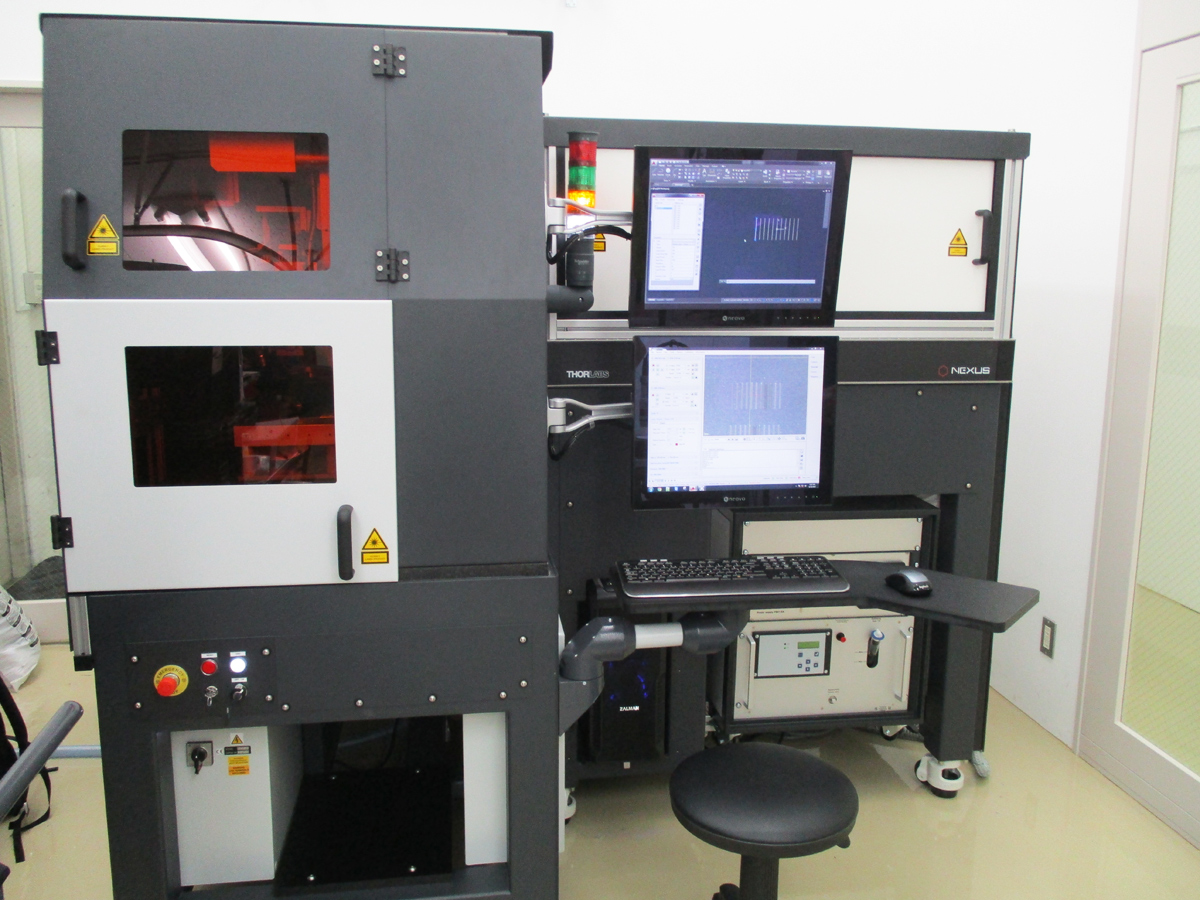 the latest femtosecond laser beam micromachining system