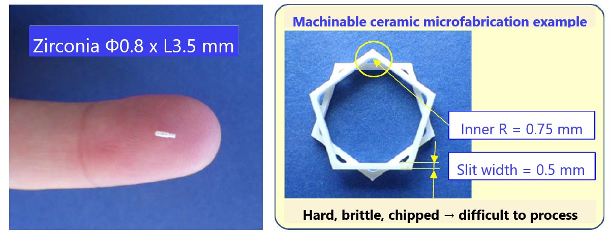 Ceramic microfabrication