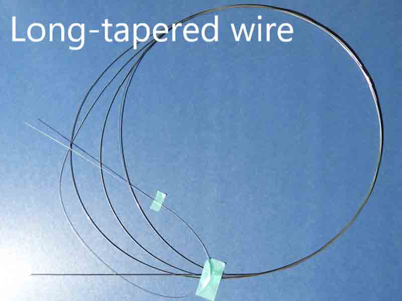 Long-tapered wire